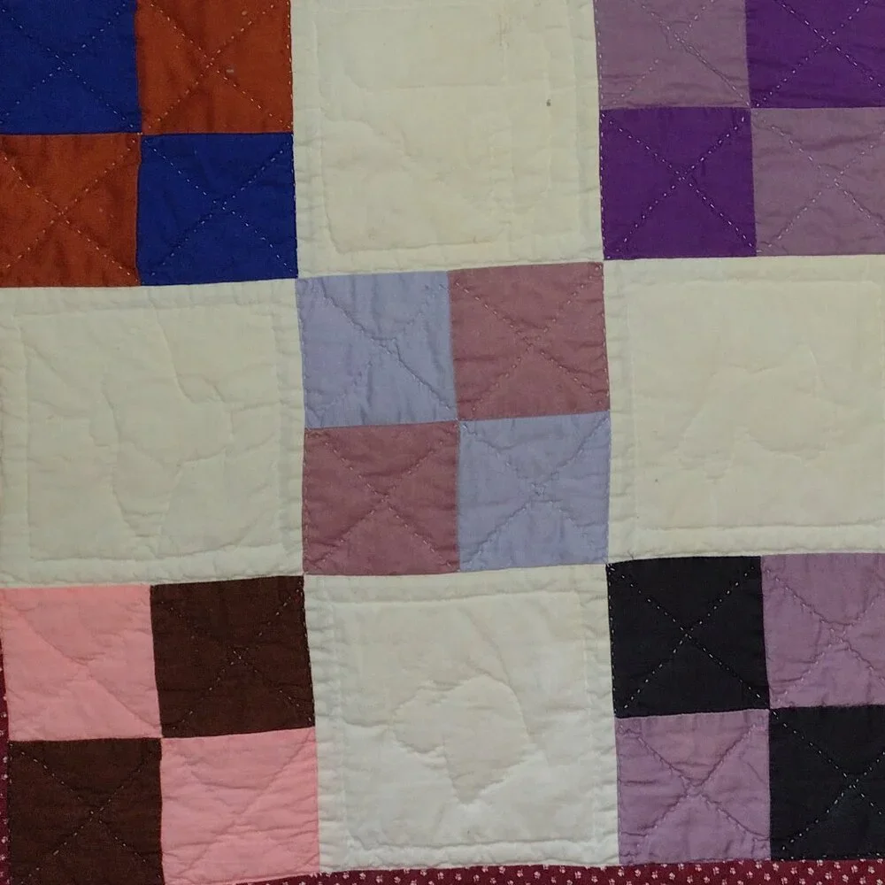 New hand made hand made beautiful lap quilt, wall hanging or baby quilt
